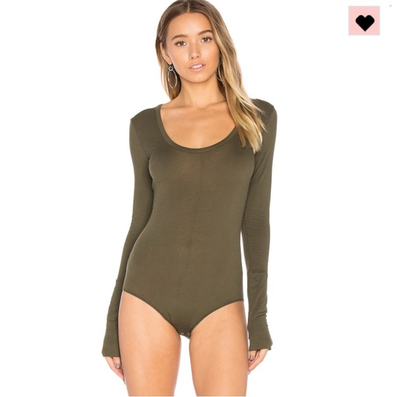 Free People Tops - Free People Bodysuit, army green small